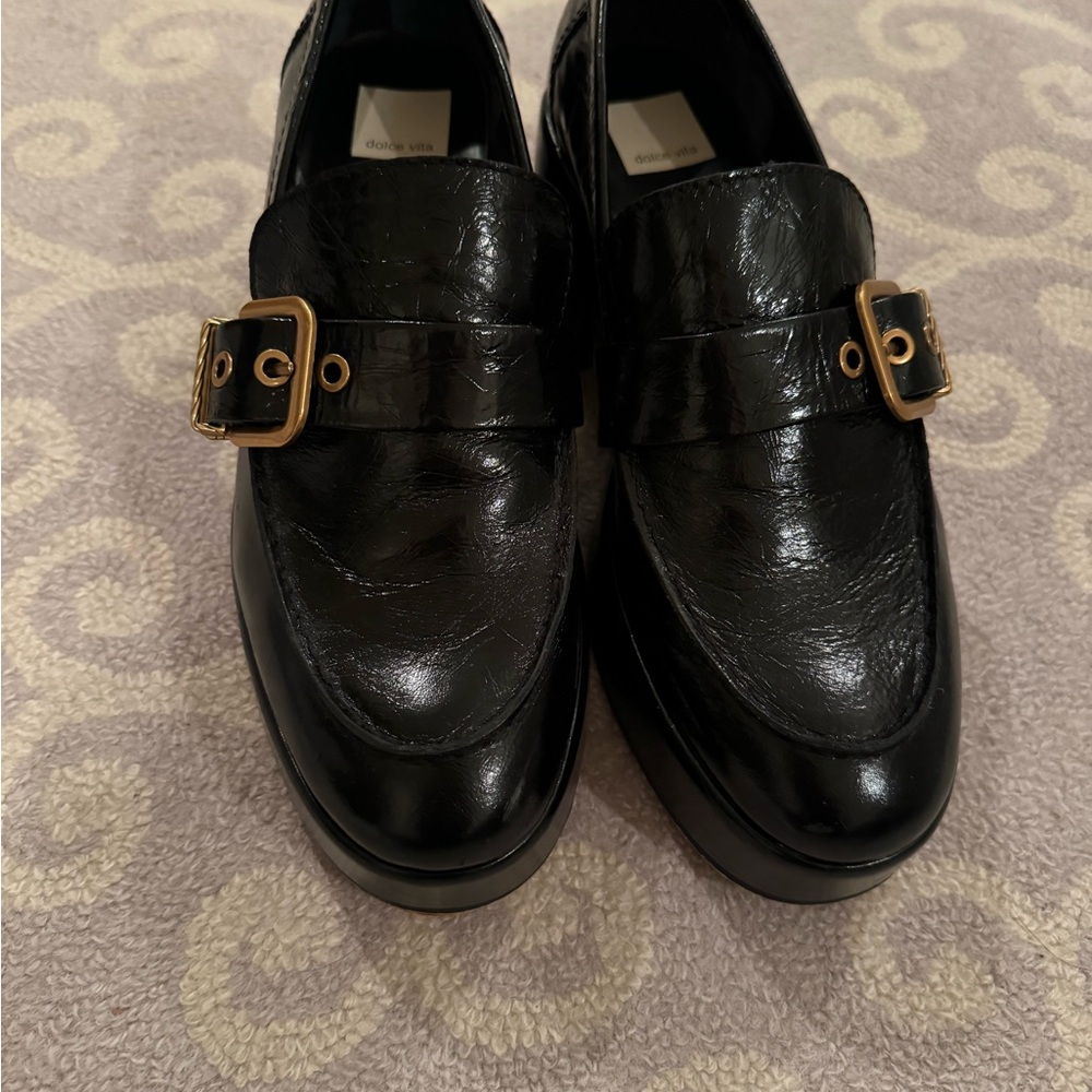 Dolce Vita black platform loafers , size 8.5 - Picture 2 of 5